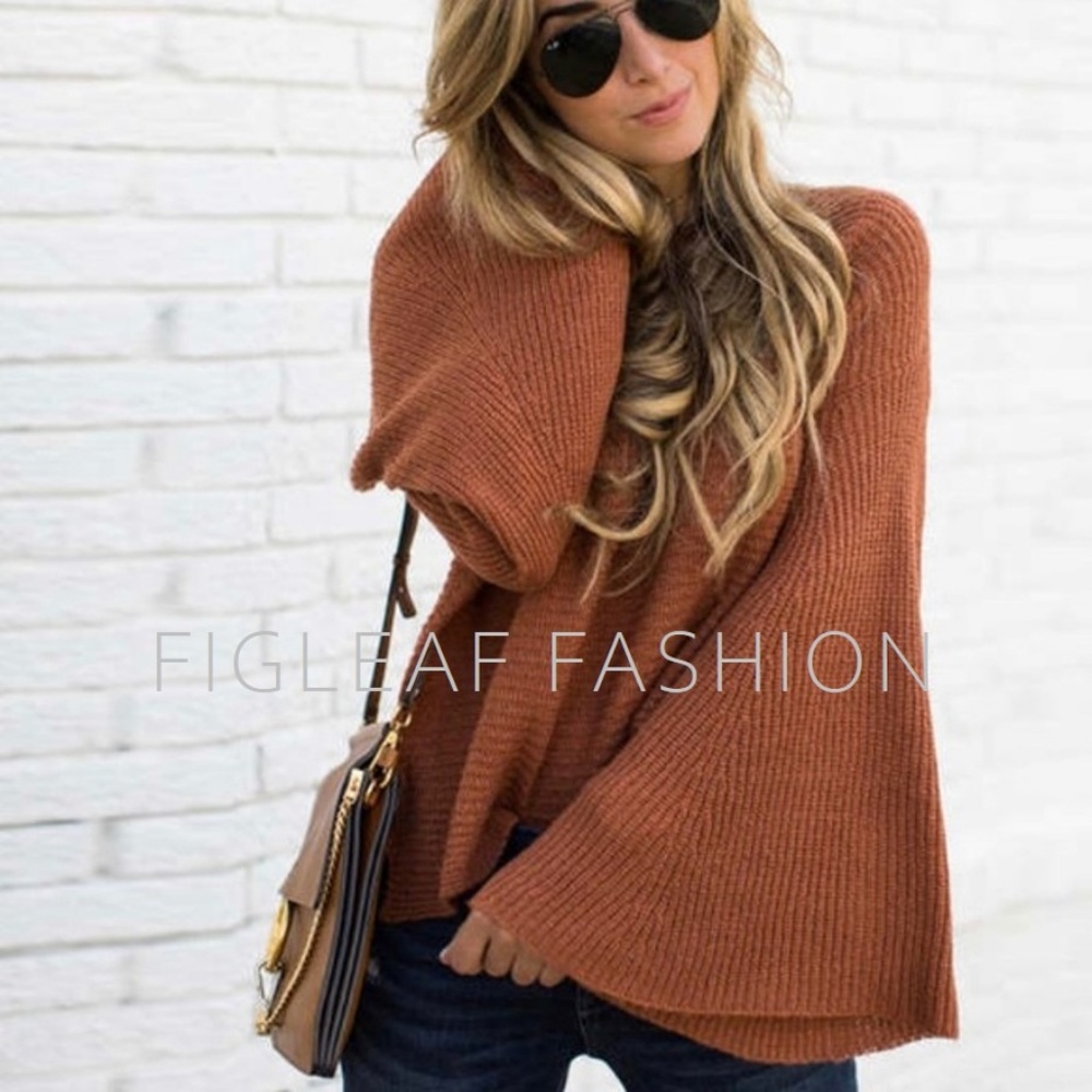 New Boho Pumpkin Spice Sweater - Picture 2 of 3